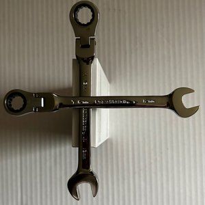 Lot of GearWrench 12mm &13mm 12 Point Flex-Head Ratcheting Combination Wrenches